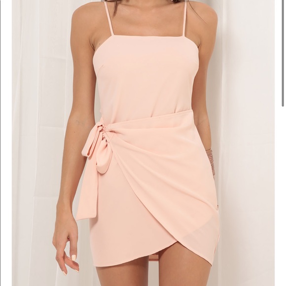 double tie wrap dress lucy in the sky